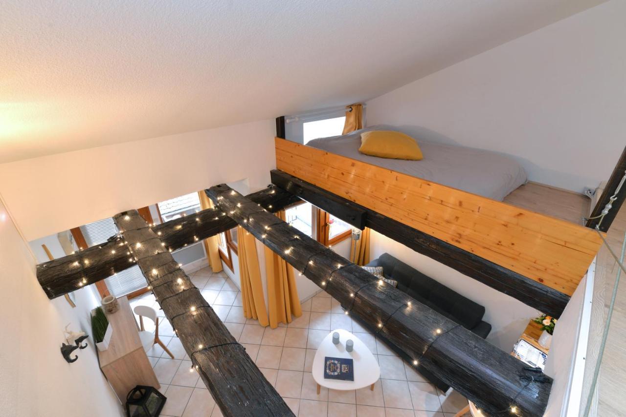 Appartement La Terrasse Sur Cour Colmar Esterno foto