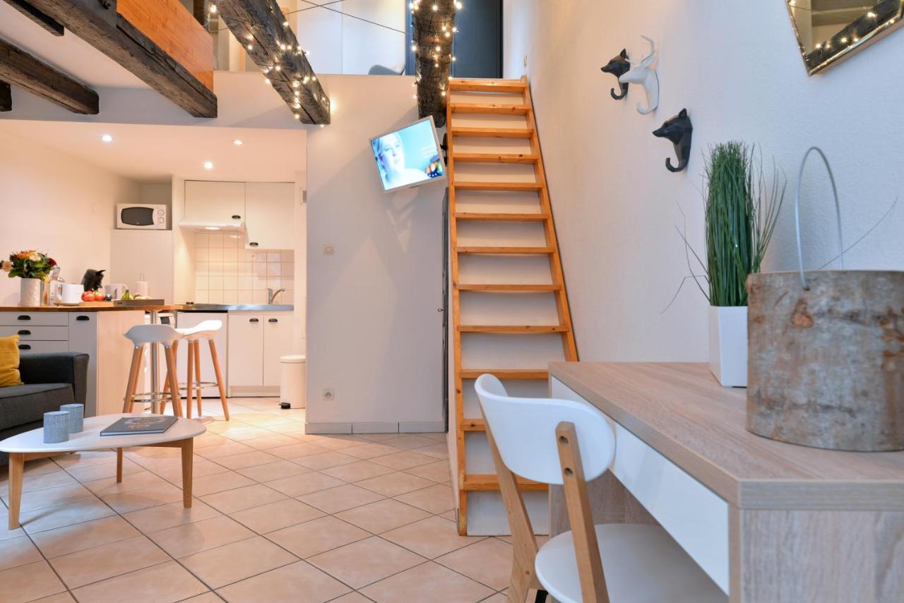 Appartement La Terrasse Sur Cour Colmar Esterno foto